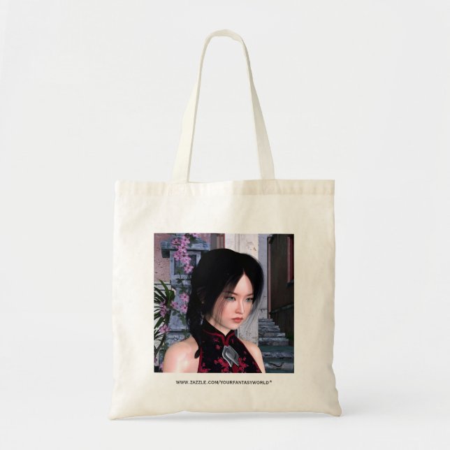 Asian Beauty Tote Bag (Front)