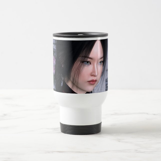 Asian Beauty Travel Mug (Center)