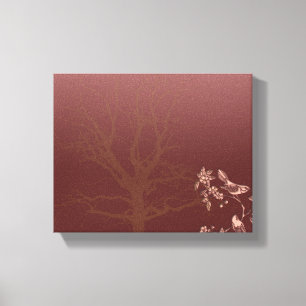 Asian Beauty Wrapped Canvas Print