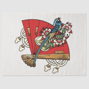 Asian Bird Deco Tissue Paper
