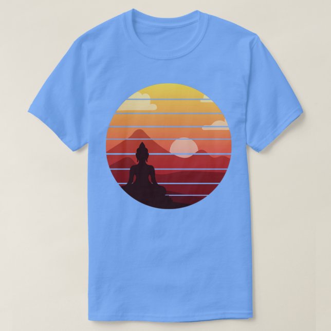 Asian Buddha Thailand T-Shirt (Design Front)