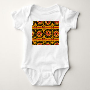 Asian Carpet Suzanne: Traditional Embroidery Baby Bodysuit