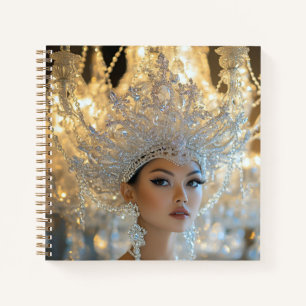 Asian Chandelier Princess Spiral Notebook