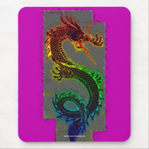 Asian, Chinese,Mythical Dragon, Year of the Dragon Mouse Mat