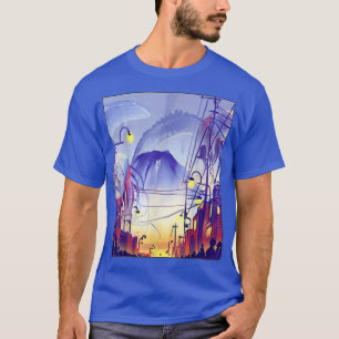 Asian City Japan Art Harajuku Aesthetic Japanese T T-Shirt