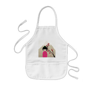Asian Dolls Kids Apron