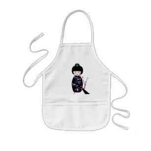 Asian Dolls Kids Apron