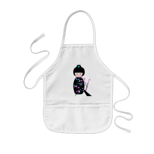 Asian Dolls Kids Apron (Front)