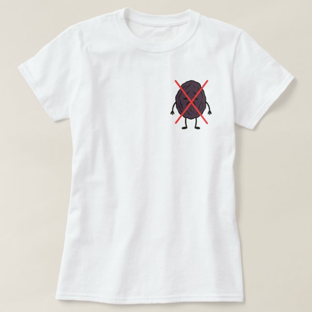 Asian Don't Raisin - corner T-Shirt (Design Front)