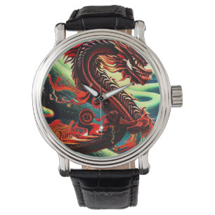 ASIAN DRAGON  BOTTLE COOLER WATCH