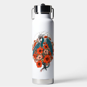 Asian Dragon Logo Water Bottle