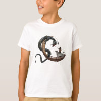 Asian Eastern Dragon Fantasy Boat Tiger