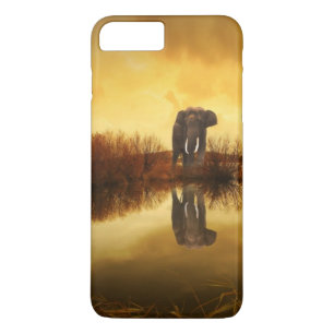 Asian Elephant in Thailand under a glowing sunset iPhone 8 Plus/7 Plus Case