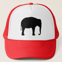 Asian Elephant Silhouette