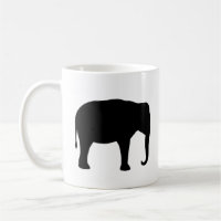 Asian Elephant Silhouettes | Wild Animal Wildlife