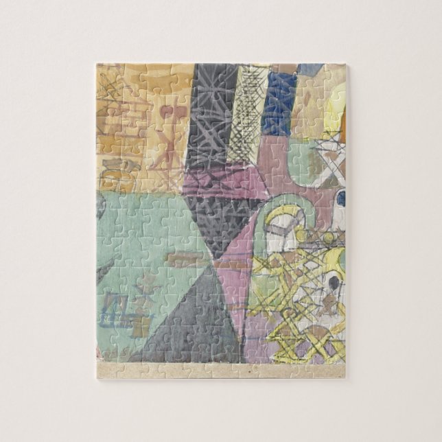 Asian entertainers by Paul Klee Jigsaw Puzzle (Vertical)