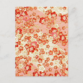 Asian Flower Blossoms Postcard