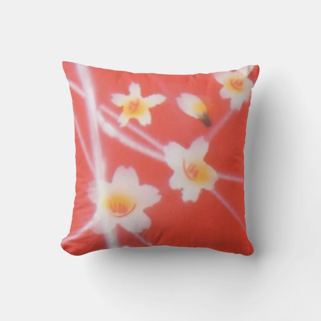 Asian Flowers American MoJo Pillows (Front)