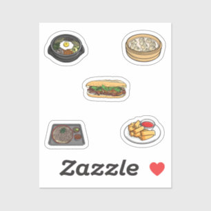 Asian food collection