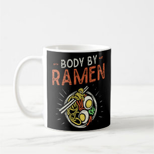 Asian Food Lover Gift Cute Anime Food Funny Body B Coffee Mug