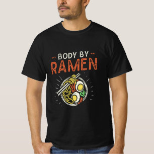 Asian Food Lover Gift Cute Anime Food Funny Body B T-Shirt