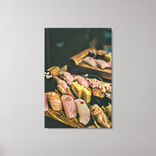 Asian food sushi lover canvas print