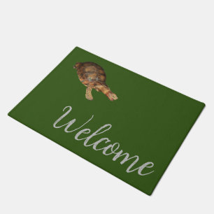 Asian  Forest Tortoise - Welcome no2 Doormat