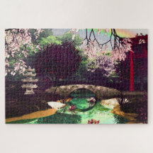 Asian Garden 3D Art