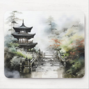 Asian Garden Traditional Mouse Mat