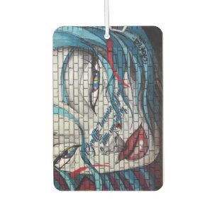 Asian Girl Graffiti  Car Air Freshener