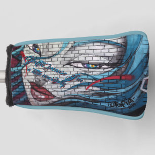 Asian Girl Graffiti Golf Head Cover