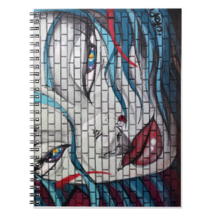 Asian Girl Graffiti  Notebook