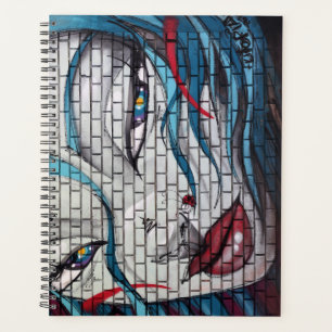 Asian Girl Graffiti Planner