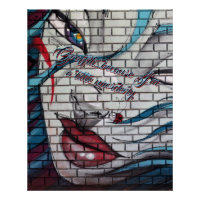 Asian Girl Graffiti