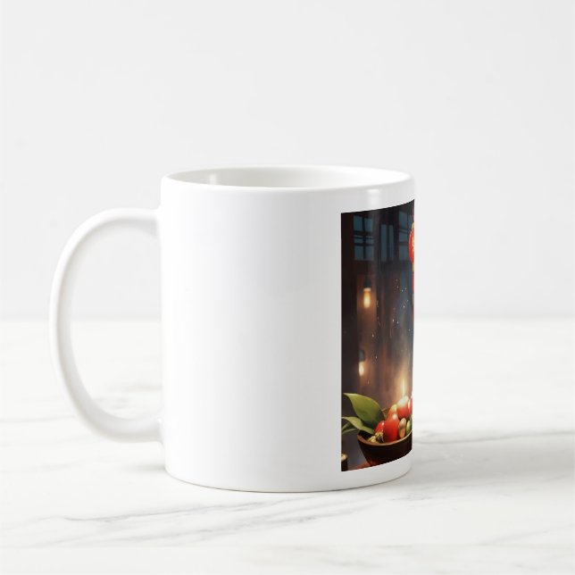 (Asian Girl II) Classic Mug, 11 oz Coffee Mug (Left)