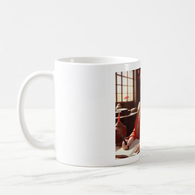 (Asian Girl IV) Classic Mug, 11 oz Coffee Mug (Left)