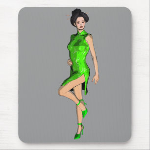Asian Girl Mousepad