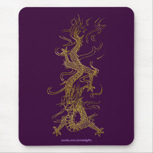ASIAN Gold Dragon Collection Mouse Mat