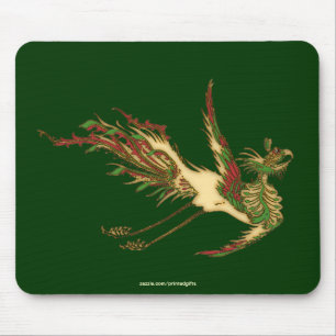 Asian Golden Lucky Dragon Mousepad