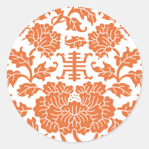 Asian Good Luck Symbol Stickers