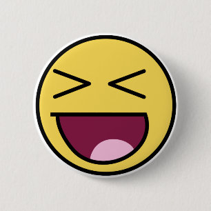 Asian Happy Face 6 Cm Round Badge