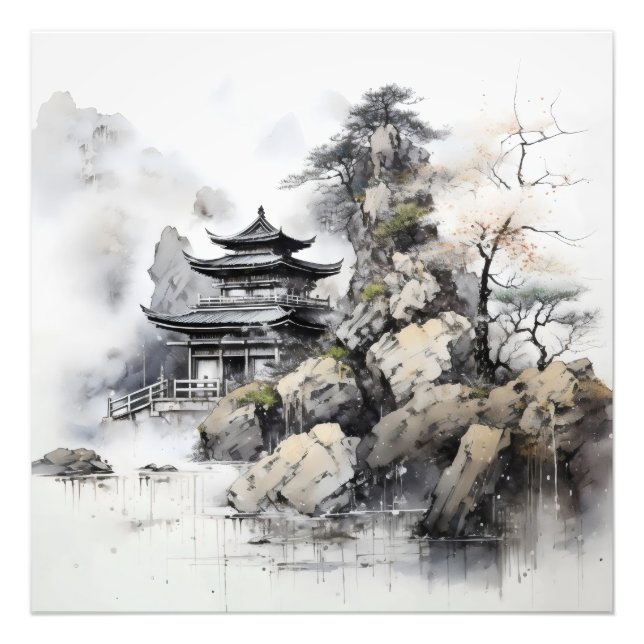 Asian House Traditional Photo Print (Front)