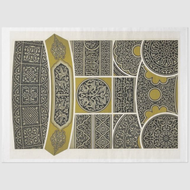 Asian inspired pattern decoupage paper (Front)