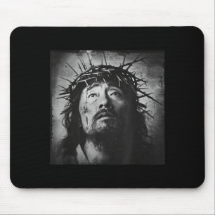 Asian Jesus, Christianity, Church, Asia, Jesus Mouse Mat