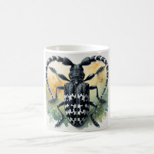 Asian longhorned beetle 260924IREF203 - Watercolor Coffee Mug