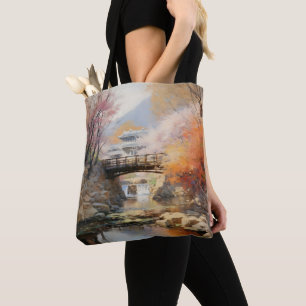 Asian Nature Landscape Tote Bag