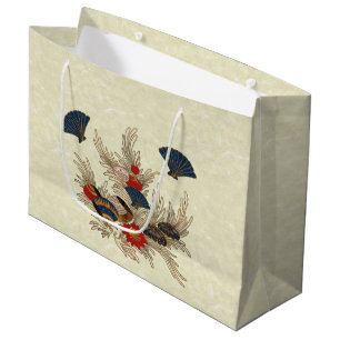 Asian Ocean Deco Large Gift Bag