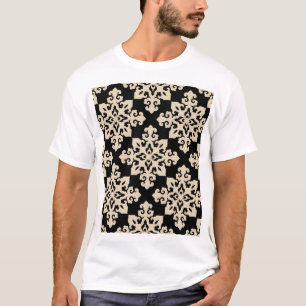 Asian Ornamental Motive Geometric Pattern T-Shirt