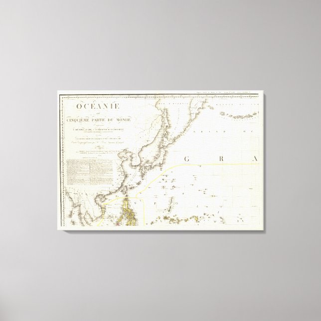Asian Pacific Canvas Print (Front)