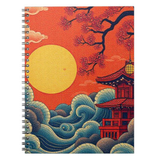 Asian Pacific Inspired Photo Spiral Notebook